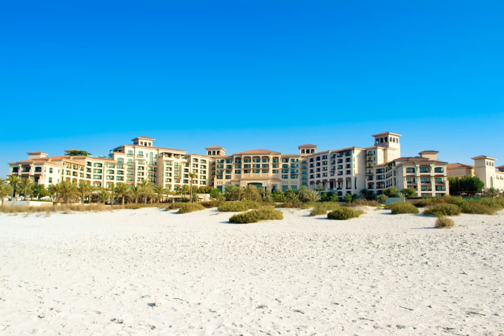 The St. Regis Saadiyat Island Resort from the beach