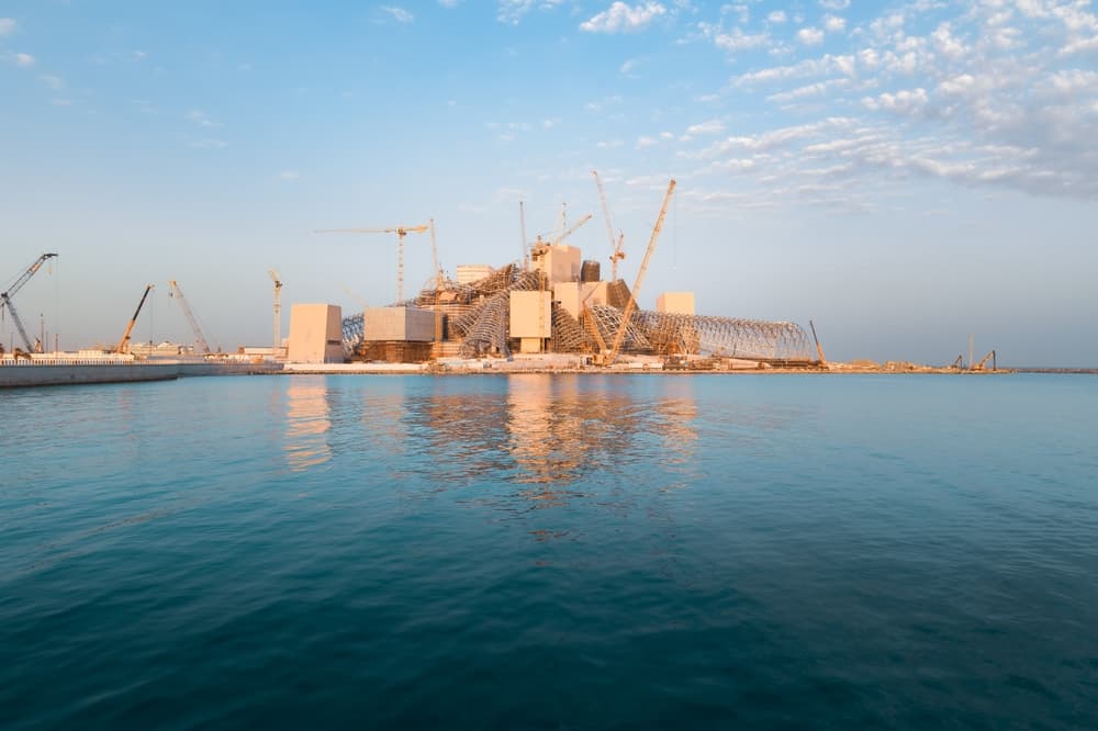 Guggenheim Abu Dhabi under construction